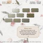 Vintage Frame, Journal Charm