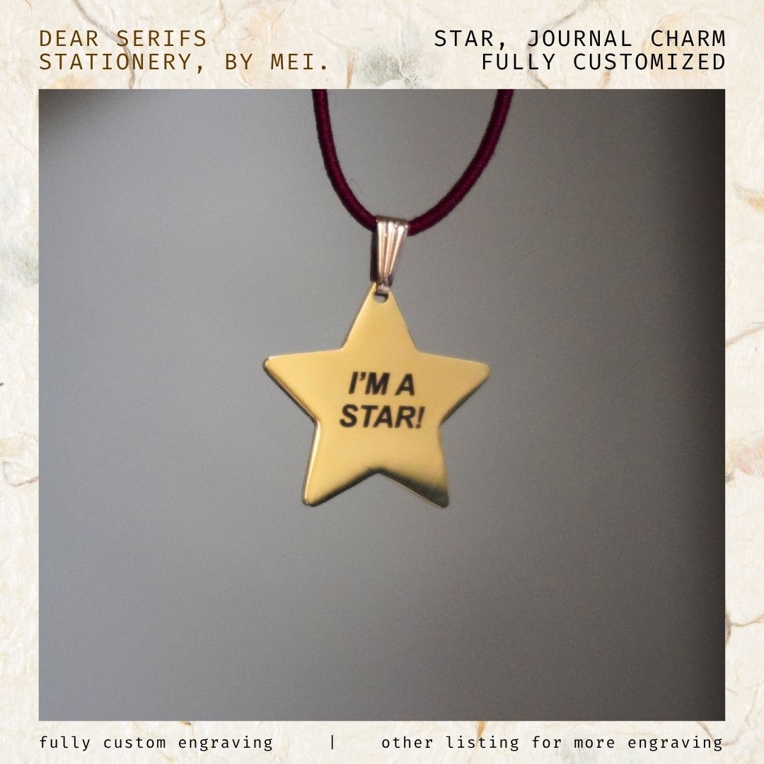 Star, Journal Charm