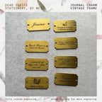 Vintage Frame, Journal Charm