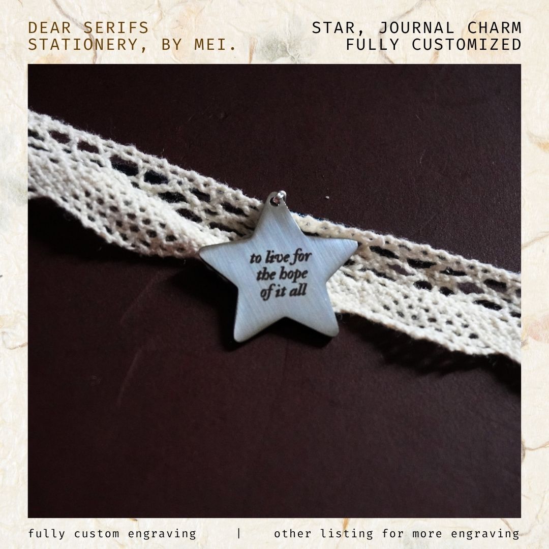 Star, Journal Charm