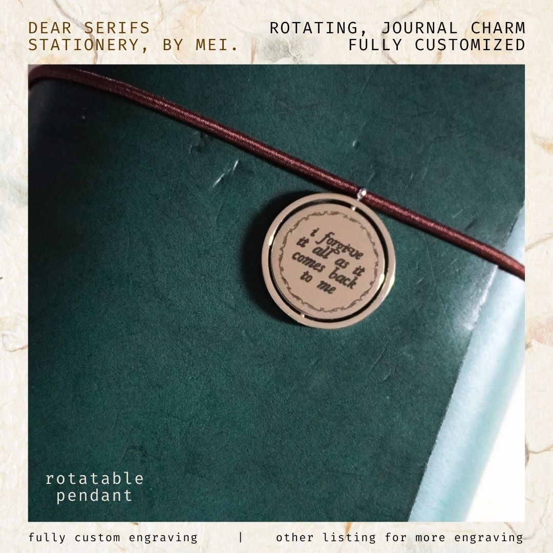 Rotating, Journal Charm
