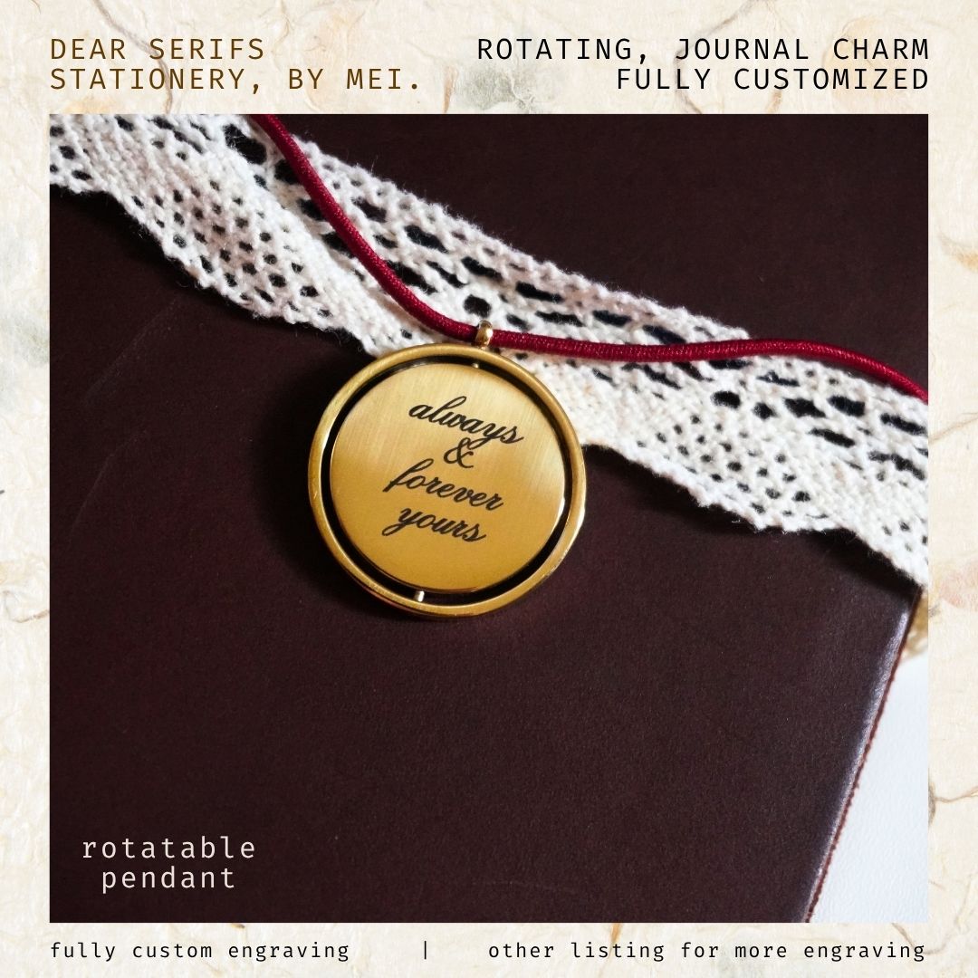 Rotating, Journal Charm