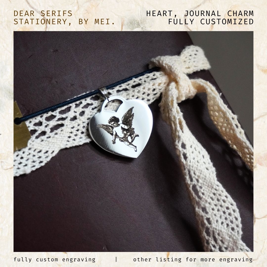 Heart, Journal Charm