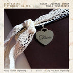 Heart, Journal Charm