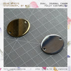 Oval, Connecting Charm