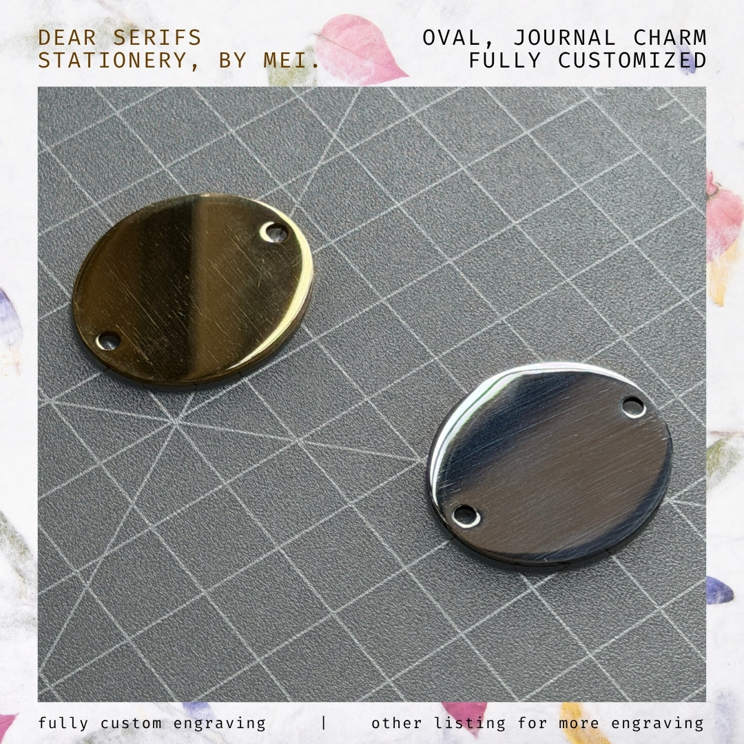 Oval, Connecting Charm