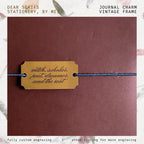 Vintage Frame, Journal Charm